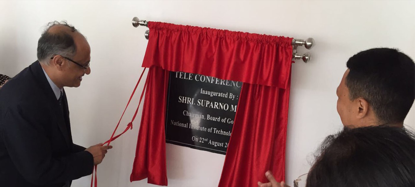 Suparno Moitra inaugurating a facility as Chairman, Board of Governors, NIT