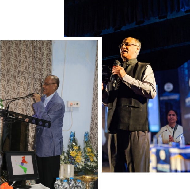 Suparno Moitra speaking at public engagements